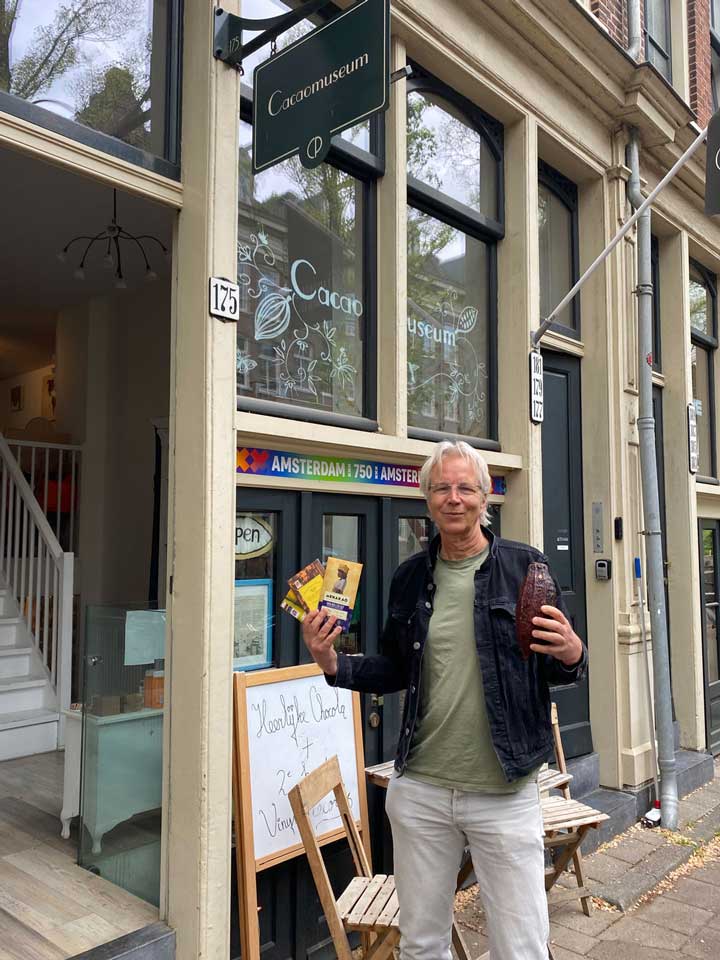 Henkjan Laats, founder of Cacao Museum Amsterdam